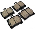 EUR848 Rear Euro Series Ceramic Brake Pad Set