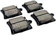 EUR873 Rear Euro Series Ceramic Brake Pad Set