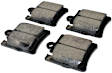 EUR873 Rear Euro Series Ceramic Brake Pad Set