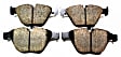 EUR918 Front Euro Series Ceramic Brake Pad Set