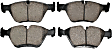2006 BMW X3 - Front Ceramic Brake Pad Set, 3.0L 6Cyl, Euro Series
