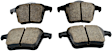 EUR980 Rear Euro Series Ceramic Brake Pad Set