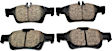 EUR986 Rear Euro Series Ceramic Brake Pad Set