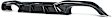 DI-BM/CA/3/G Rear Carbon Fiber Diffuser, High Gloss Finish