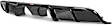 DI-PO/CA/3/G Rear Carbon Fiber Diffuser, High Gloss Finish