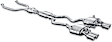 ME-BM/T/2 Evolution Cat-Back Exhaust System, Titanium, With Catalytic Converter, Does Not Include Exhaust Tips