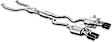 ME-BM/T/2 Evolution Cat-Back Exhaust System, Titanium, With Catalytic Converter, Does Not Include Exhaust Tips
