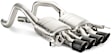 MTP-CO/TI/2 Slip-On Axle-Back Exhaust System, Titanium, Includes Carbon Fiber Exhaust Tips