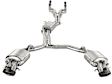 S-AU/TI/4H Evolution Cat-Back Exhaust System, Titanium, Includes Carbon Fiber Exhaust Tips