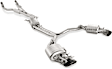 S-AU/TI/4H Evolution Cat-Back Exhaust System, Titanium, Includes Carbon Fiber Exhaust Tips