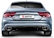 S-AU/TI/4H Evolution Cat-Back Exhaust System, Titanium, Includes Carbon Fiber Exhaust Tips