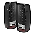 2007 Chevrolet Silverado 1500 HD Classic - Driver and Passenger Side LED Tail Light, With bulb(s),  Uses Stock Bulbs, Clear Lens, Black Interior, Crew Cab Pickup, LED Series