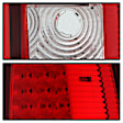 2003 Chevrolet Silverado 2500 - Driver and Passenger Side LED Tail Light, With bulb(s),  Uses Stock Bulbs, Clear Lens, Chrome Interior, Standard Cab Pickup, LED Series