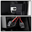 2003 Chevrolet Silverado 2500 - Driver and Passenger Side LED Tail Light, With bulb(s),  Uses Stock Bulbs, Clear Lens, Chrome Interior, Standard Cab Pickup, LED Series