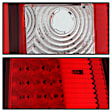 2002 Chevrolet Silverado 2500 HD - Driver and Passenger Side LED Tail Light, With bulb(s),  Uses Stock Bulbs, Clear Lens, Chrome Interior, Extended Cab Pickup, LED Series