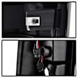 2001 GMC Sierra 1500 HD - Driver and Passenger Side LED Tail Light, With bulb(s), Smoked Lens, Chrome Interior, LED Series
