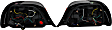 5000651 Driver and Passenger Side Halogen Tail Light, Without bulb(s), Clear Lens, Chrome Interior, Crystal Series