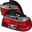 1997 BMW 528i - Driver and Passenger Side LED Tail Light, With bulb(s), Clear Lens, Chrome Interior, LED Series