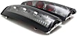5001405 Driver and Passenger Side Halogen Tail Light, Without bulb(s), Smoked Lens, Chrome Interior, Euro Series