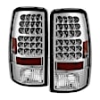 2005 GMC Yukon - Driver and Passenger Side LED Tail Light, With bulb(s),  Uses Stock Bulbs, Horizontal Doors/Overhead Hatch, Clear Lens, Chrome Interior, Sport Utility, LED Series
