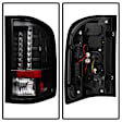 2011 Chevrolet Silverado 2500 HD - Driver and Passenger Side LED Tail Light, With bulb(s), Clear Lens, Black Interior, LED Series