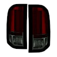 5001801 Driver and Passenger Side LED Tail Light, With bulb(s), Smoked Lens, Chrome Interior, LED Series