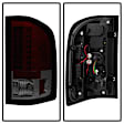 5001801 Driver and Passenger Side LED Tail Light, With bulb(s), Smoked Lens, Chrome Interior, LED Series