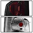 5001962 Driver and Passenger Side Halogen Tail Light, Without bulb(s), Smoked Lens, Chrome Interior, Euro Series