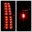 2007 GMC Yukon - Driver and Passenger Side LED Tail Light, With bulb(s),  Uses Stock Bulbs, Clear Lens, Chrome Interior, Sport Utility, LED Series