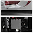 2007 GMC Yukon - Driver and Passenger Side LED Tail Light, With bulb(s),  Uses Stock Bulbs, Clear Lens, Chrome Interior, Sport Utility, LED Series