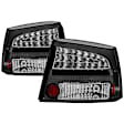 2007 Dodge Charger - Driver and Passenger Side LED Tail Light, With bulb(s),  Uses Stock Bulbs, Clear Lens, Black Interior, Sedan, LED Series