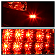 2007 Dodge Charger - Driver and Passenger Side LED Tail Light, With bulb(s),  Uses Stock Bulbs, Clear Lens, Black Interior, Sedan, LED Series