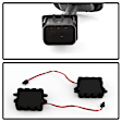 2007 Dodge Charger - Driver and Passenger Side LED Tail Light, With bulb(s),  Uses Stock Bulbs, Clear Lens, Black Interior, Sedan, LED Series