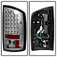 5002563 Driver and Passenger Side LED Tail Light, With bulb(s), Clear Lens, Chrome Interior, LED Series