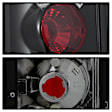 5002914 Driver and Passenger Side Halogen Tail Light, Without bulb(s), Clear Lens, Black Interior, Euro Series