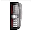 5008374 Driver and Passenger Side LED Tail Light, With bulb(s), Clear Lens, Black Interior, LED Series