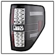 5008374 Driver and Passenger Side LED Tail Light, With bulb(s), Clear Lens, Black Interior, LED Series