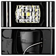 5088772 LED Tail Light, With bulb(s), Clear Lens, Black Interior