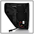 5088772 LED Tail Light, With bulb(s), Clear Lens, Black Interior