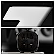 5088772 LED Tail Light, With bulb(s), Clear Lens, Black Interior