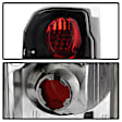 5003300 Driver and Passenger Side Halogen Tail Light, Without bulb(s), Clear Lens, Black Interior, Euro Series