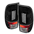5003461 Driver and Passenger Side LED Tail Light, With bulb(s), Clear Lens, Black Interior, LED Series