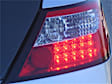 2006 Honda Civic - Driver and Passenger Side LED Tail Light, With bulb(s), 2-Door, Clear Lens, Chrome Interior, Coupe, LED Series