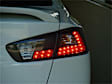 2008 Mitsubishi Lancer - Driver and Passenger Side LED Tail Light, With bulb(s),  Uses Stock Bulbs, Smoked Lens, Chrome Interior, Sedan, LED Series