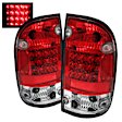 5007872 Driver and Passenger Side LED Tail Light, With bulb(s), Clear Lens, Chrome Interior, LED Series