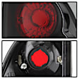 2015 Toyota Tacoma - Driver and Passenger Side Halogen Tail Light, Without bulb(s), Crew Cab Pickup, Clear Lens, Black Interior, Euro Series