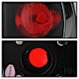 2015 Toyota Tacoma - Driver and Passenger Side Halogen Tail Light, Without bulb(s), Crew Cab Pickup, Clear Lens, Black Interior, Euro Series