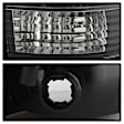 2015 Toyota Tacoma - Driver and Passenger Side Halogen Tail Light, Without bulb(s), Crew Cab Pickup, Clear Lens, Black Interior, Euro Series