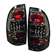 5007957 Driver and Passenger Side LED Tail Light, With bulb(s), Smoked Lens, Chrome Interior, LED Series