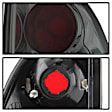 2013 Toyota Tacoma - Driver and Passenger Side Halogen Tail Light, Without bulb(s), Without Factory LED Brake and LED Tail Light, Smoked Lens, Chrome Interior, Euro Series